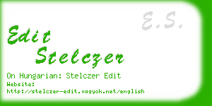 edit stelczer business card